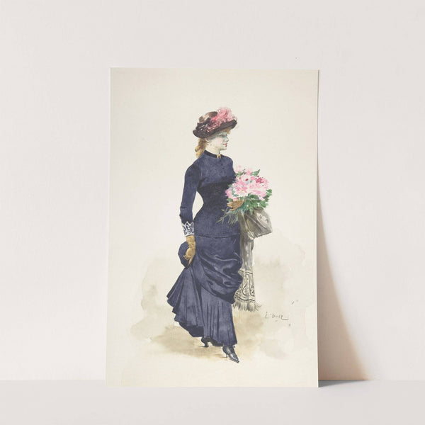 The Bouquet by Ernest-Ange Duez