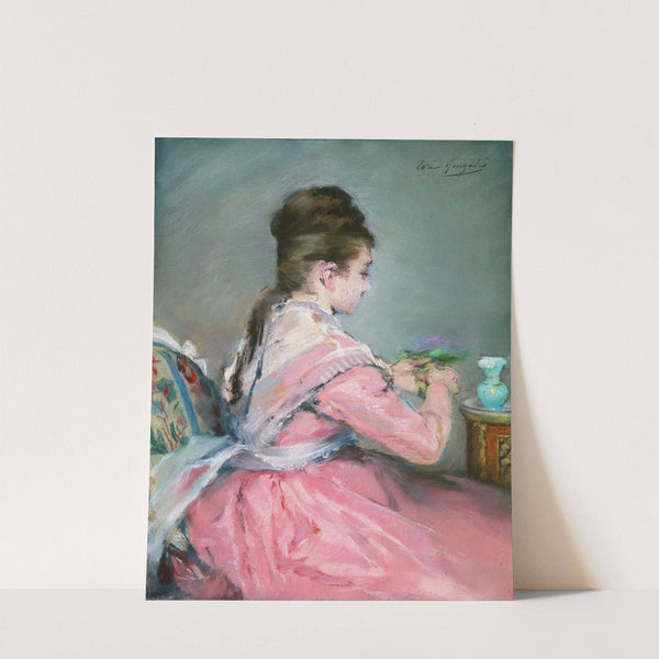 The Bouquet of Violets by Eva Gonzalès