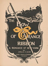 The bow of orange ribbon