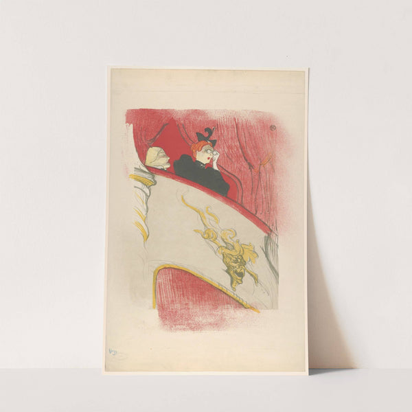 The Box with the Gilded Mask (1894) by Henri de Toulouse-Lautrec