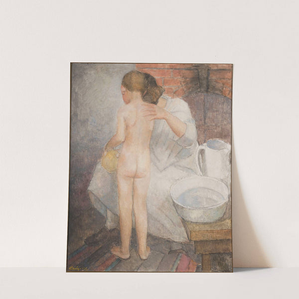 The Boy Is Washed by Alvar Cawén