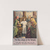 The boy Jesus in the Temple (1905) by Stecher Litho. Co