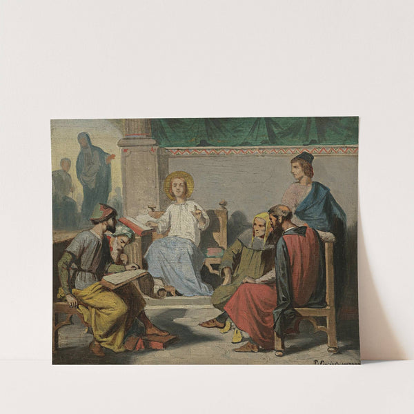 The Boy Jesus In The Temple (19th Century) by French School