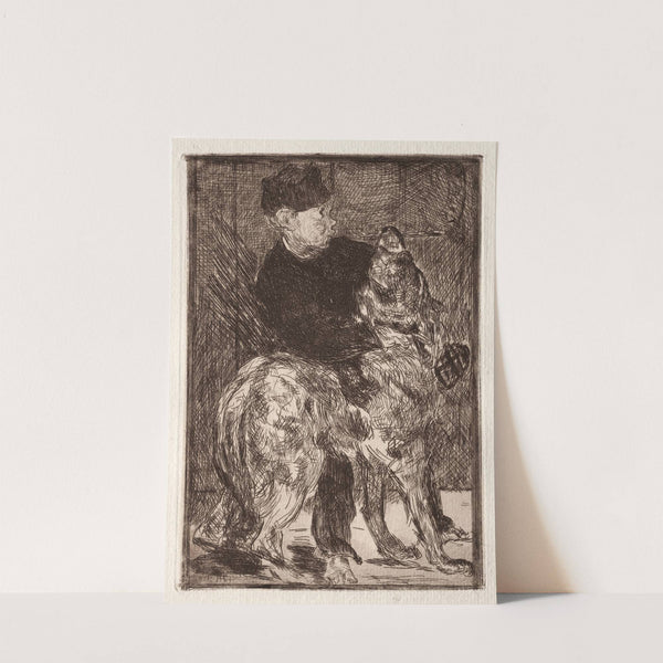 The Boy with a Dog (1861) by Édouard Manet