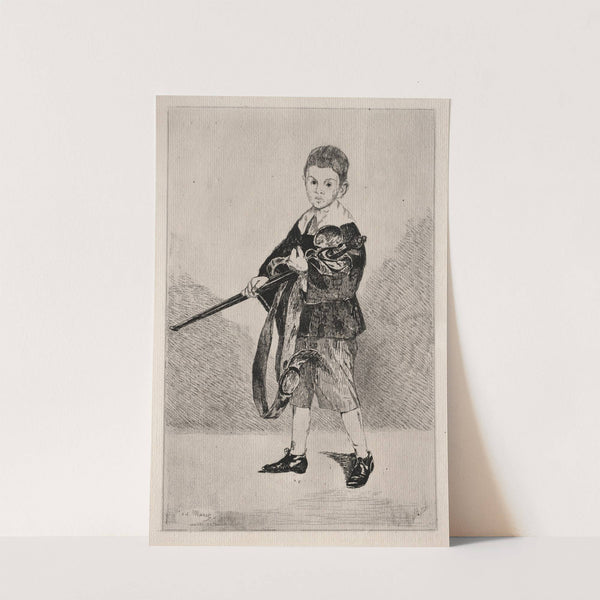 The Boy with a Sword (1861–62) by Édouard Manet
