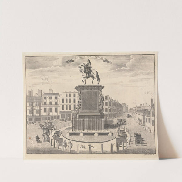 The Brass Statue of King Charles I at Charing Cross by Sutton Nicholls