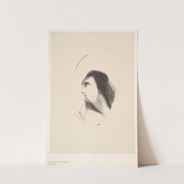 The breadth and flatness of the frontal bone by Odilon Redon