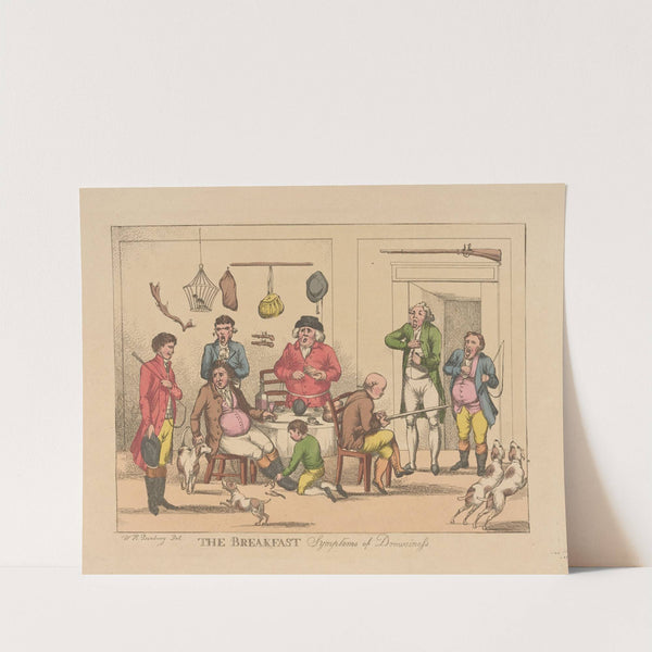 The breakfast. Symptoms of drowsiness. by Henry William Bunbury