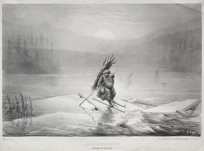 The Breaking Ice, Souvenir of Norway (late 1800s)
