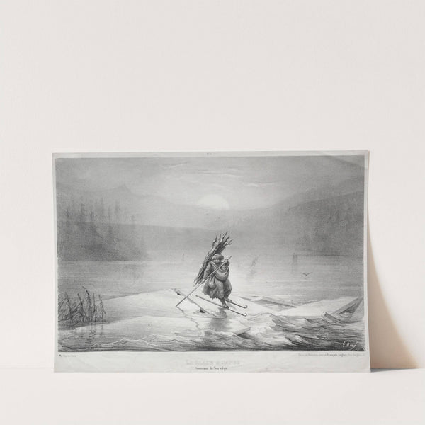 The Breaking Ice, Souvenir of Norway (late 1800s) by Gustave Doré