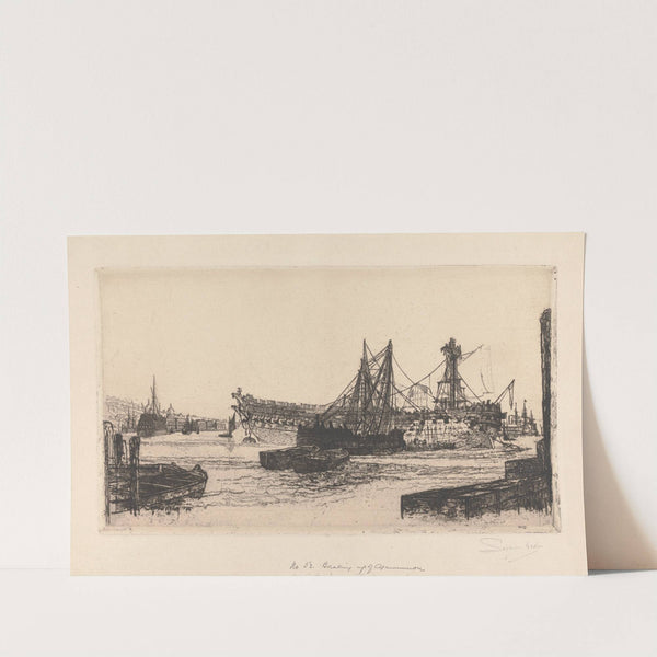 The Breaking Up of the Agamemnon, no. 2 by Francis Seymour Haden