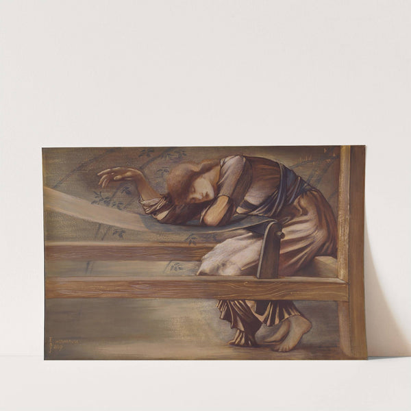 The Briar Rose Series - Study for 'The Garden Court' by Sir Edward Coley Burne-Jones