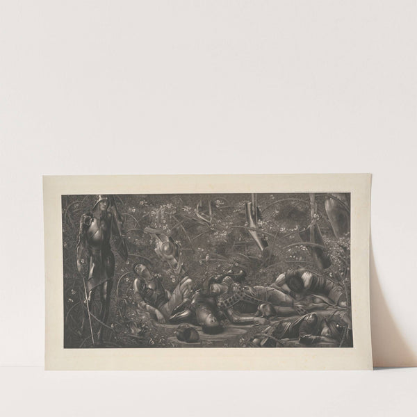 The Briar Wood (1892) by Sir Edward Coley Burne-Jones