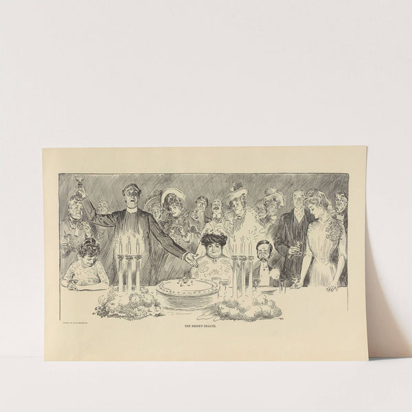 The bride’s health (1900-1905) by Charles Dana Gibson