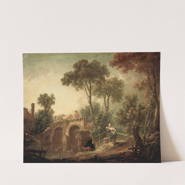 The Bridge (1751) by François Boucher