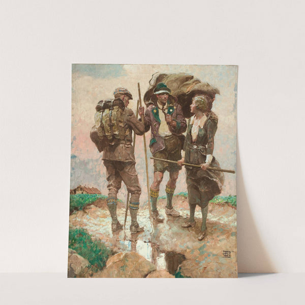 The Bridge (1921) by Dean Cornwell