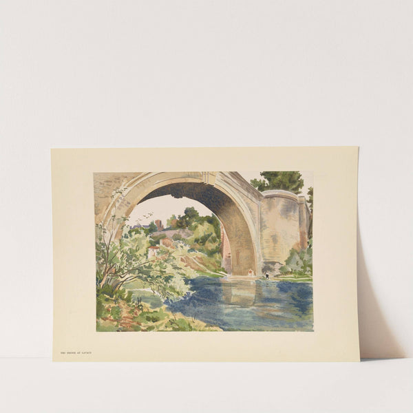 The bridge at Lavaur (1925) by Pierre Vignal