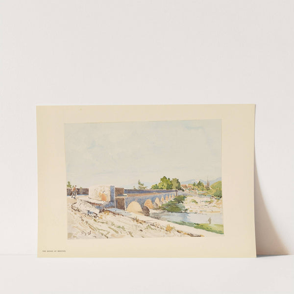 The bridge at Mirepoix (1925) by Pierre Vignal