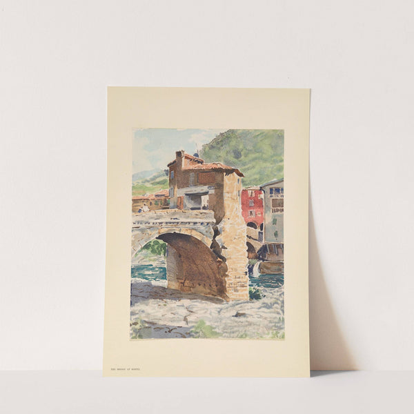 The bridge at Sospel (1925) by Pierre Vignal