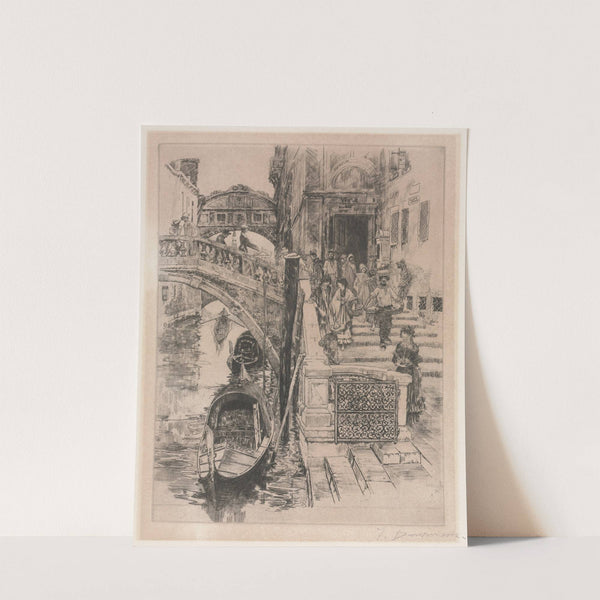 The Bridge of Sighs (1885) by Frank Duveneck