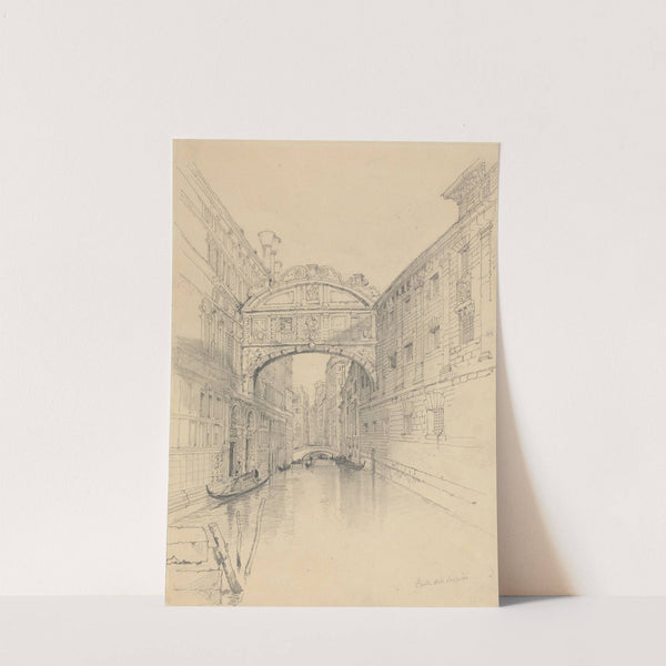 The Bridge of Sighs, Venice by Samuel Prout
