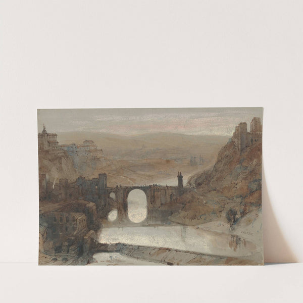 The Bridge of Toledo, near Madrid, Spain by David Roberts