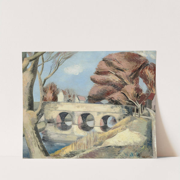 The Bridge, Romney Marsh by Paul Nash