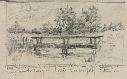 The Bridge, Schleissheim (c. 1870–1909)