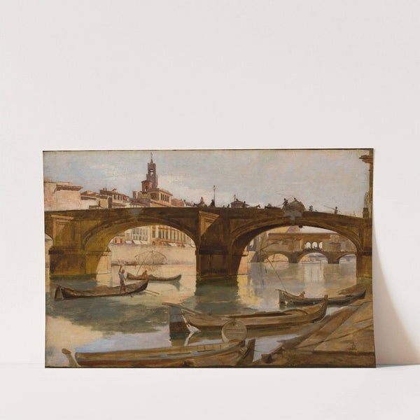 The Bridges; Florence (c.1880) by Frank Duveneck