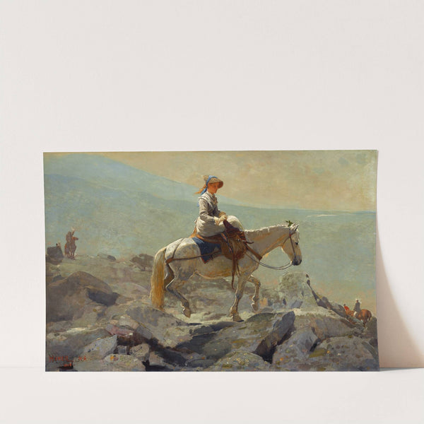 The Bridle Path, White Mountains by Winslow Homer