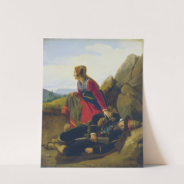 The Brigand Asleep by Louis Léopold Robert