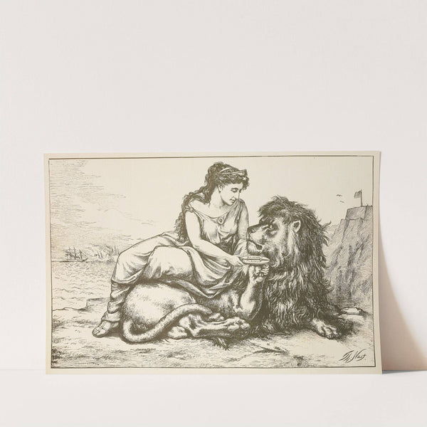 The British lion disarmed (1868) by Thomas Nast