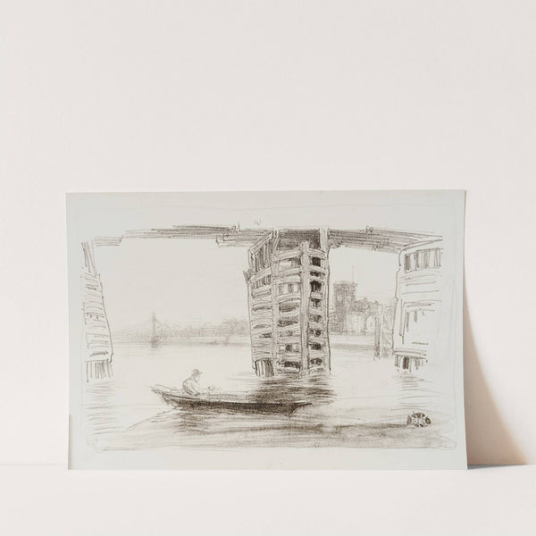 The Broad Bridge (1878) by James Abbott McNeill Whistler