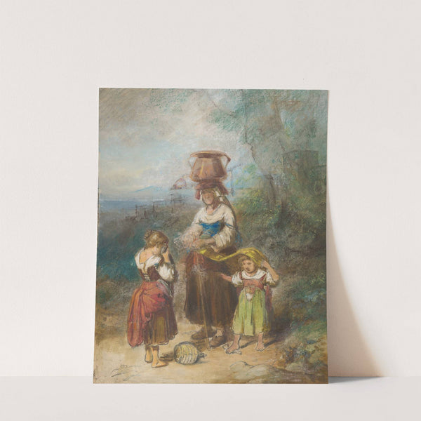 The broken jug by Johann Baptist Kirner