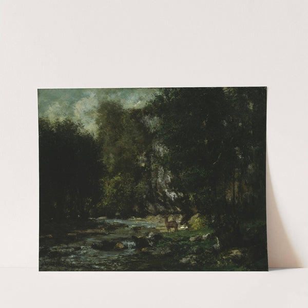The Brook of Les Puits-Noir (c. 1855) by Gustave Courbet