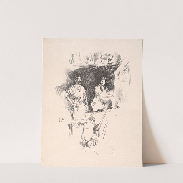 The Brothers (1895) by James Abbott McNeill Whistler