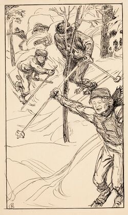 The Brothers Skiing
