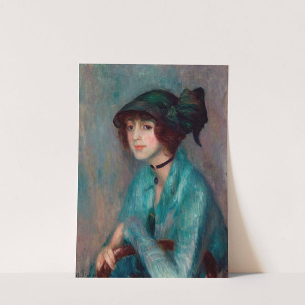 The Brunette by William James Glackens