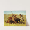 The Buffalo Hunt (1890) by Frederic Remington