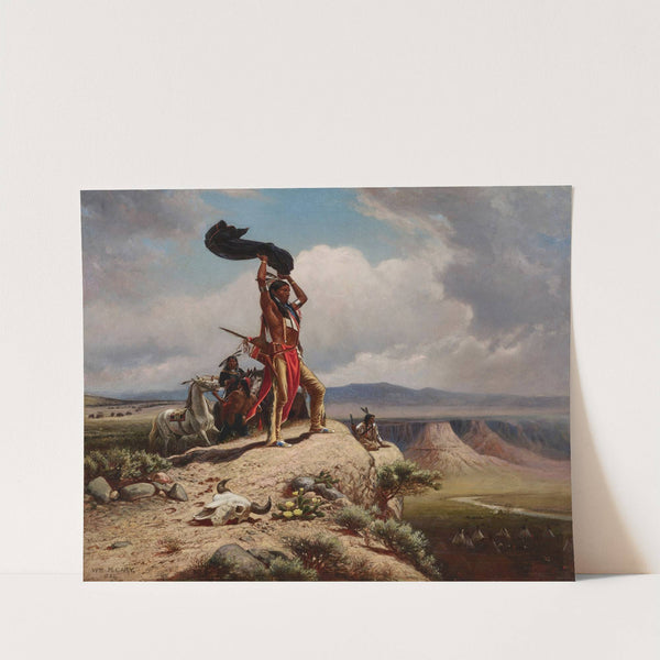 The Buffalo Signal (Game in Sight) by William de la Montagne Cary