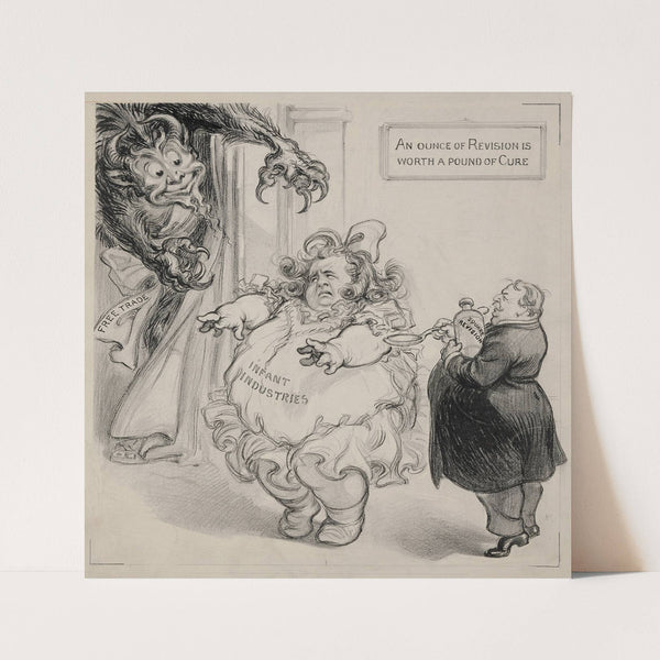 The Bug-A-Boo will get you if you don’t take this. (1908) by Joseph Ferdinand Keppler