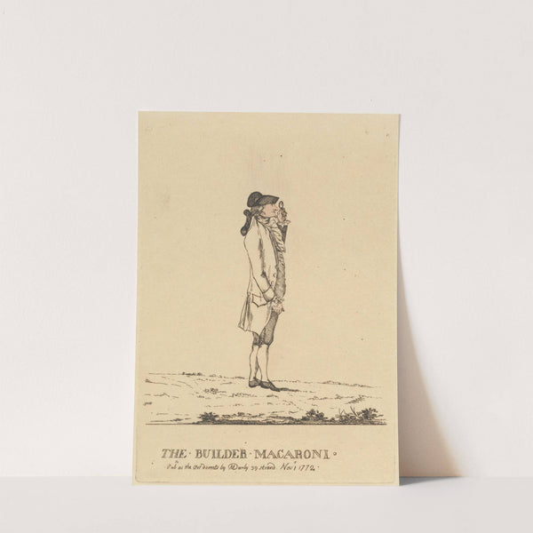 The Builder Macaroni by Mary Darly