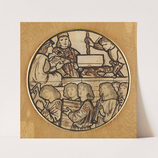 The Building of the Temple by Sir Edward Coley Burne-Jones