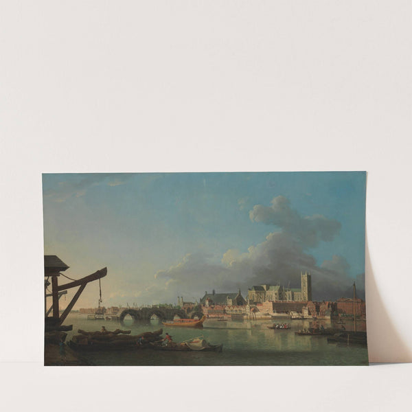 The Building of Westminster Bridge (ca. 1742) by Samuel Scott
