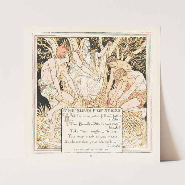 The Bundle of Sticks (1908) by Walter Crane