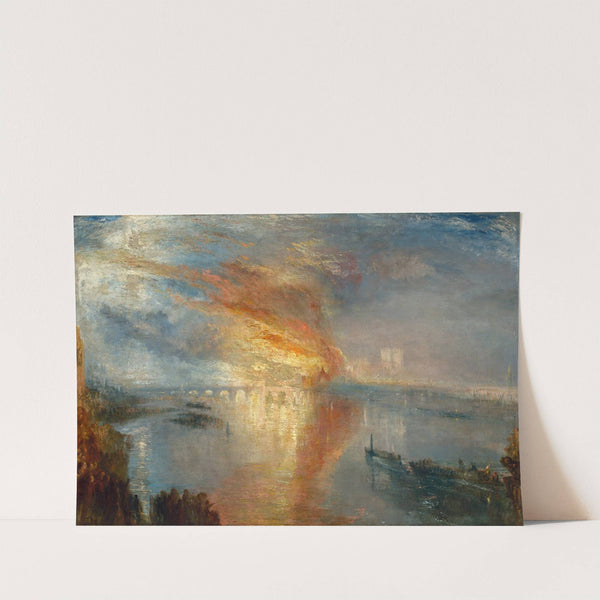 The Burning of the Houses of Lords and Commons, 16 October 1834 by Joseph Mallord William Turner