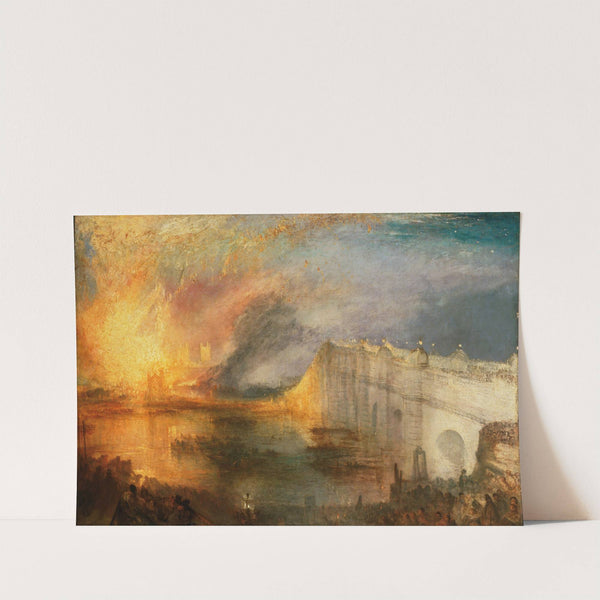 The Burning of the Houses of Lords and Commons, October 16, 1834 by Joseph Mallord William Turner