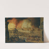 The Burning Of Troy by Flemish School