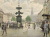 The Bustling Amager Square, Cophenhagen
