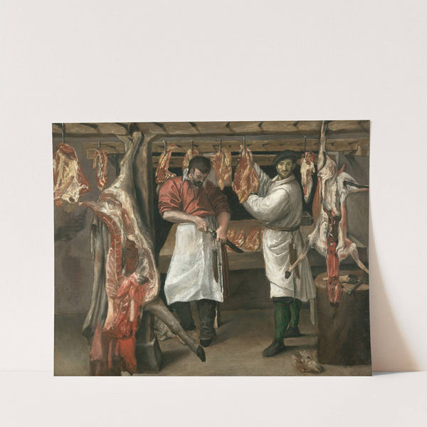 The Butcher’s Shop (early 1580s) by Annibale Carracci